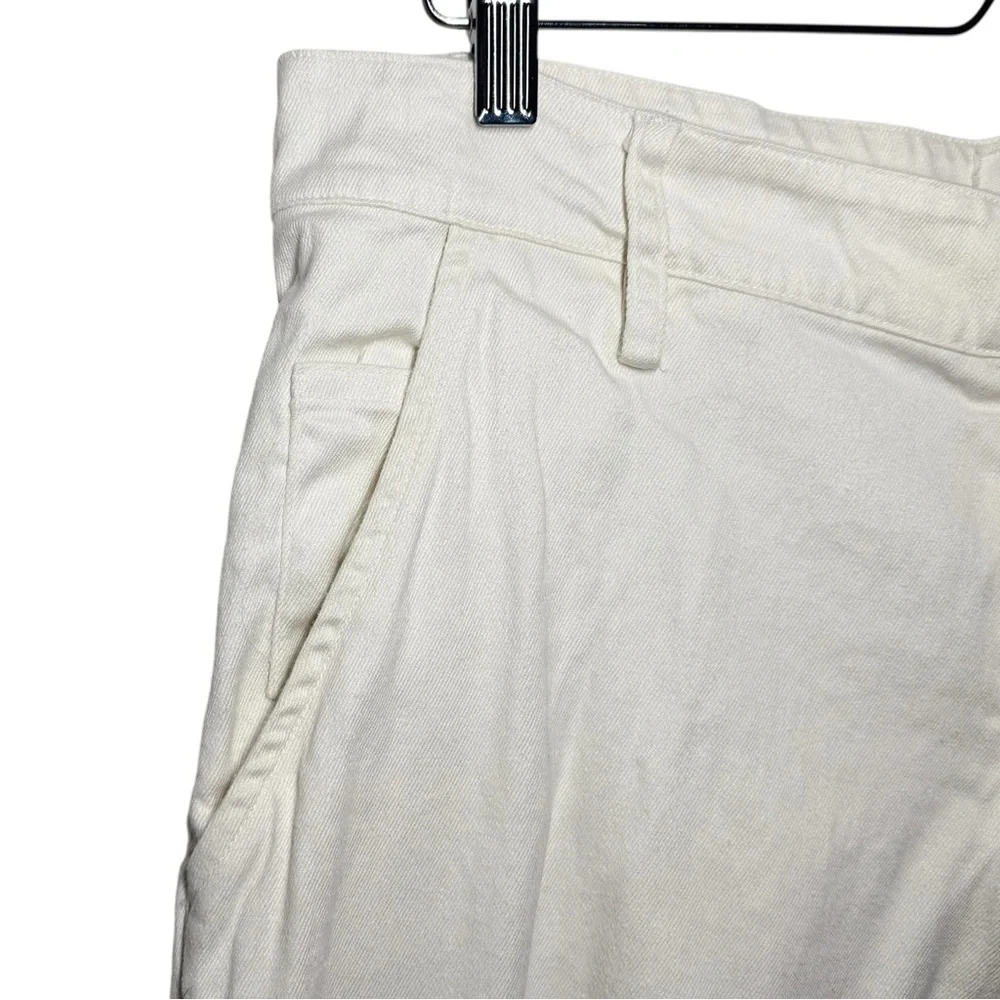 Lykos Cream Natural Cotton Hemp Casual Art In Motion Pants - Medium